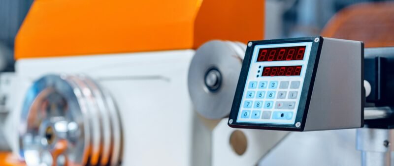 Industry using an explosion-proof scale on a chemical plant floor in a hazardous area