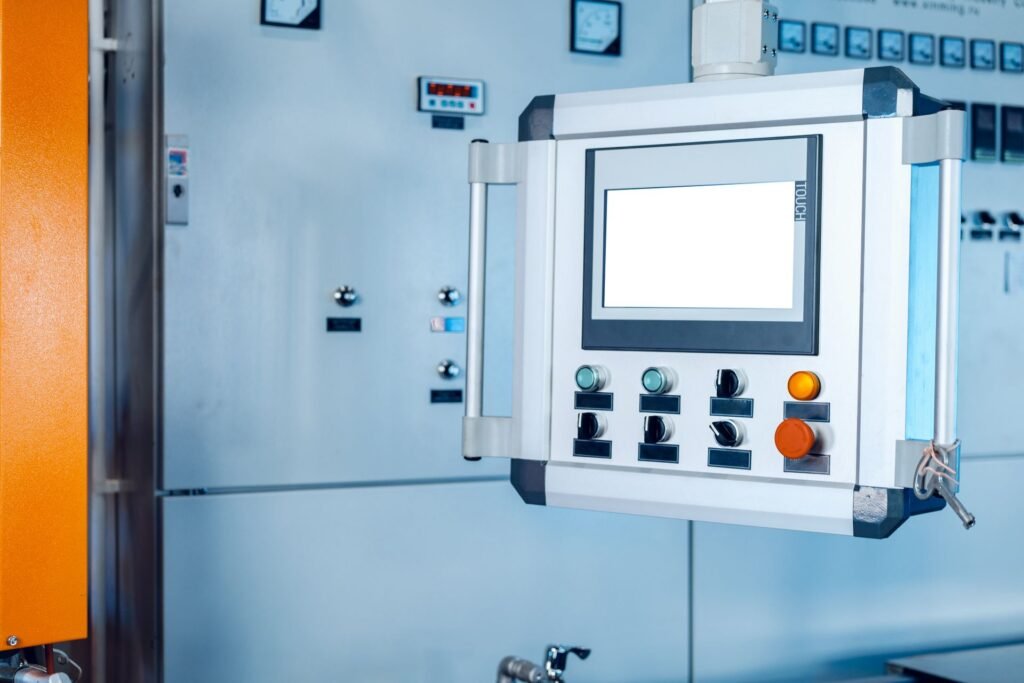 Close up of an IP67 ingress protection rating label on an industrial scale enclosure showing dust and water protection certification