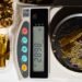 NTEP Class II certified jewelry precision balance weighing gold jewelry with draft shield on retail counter